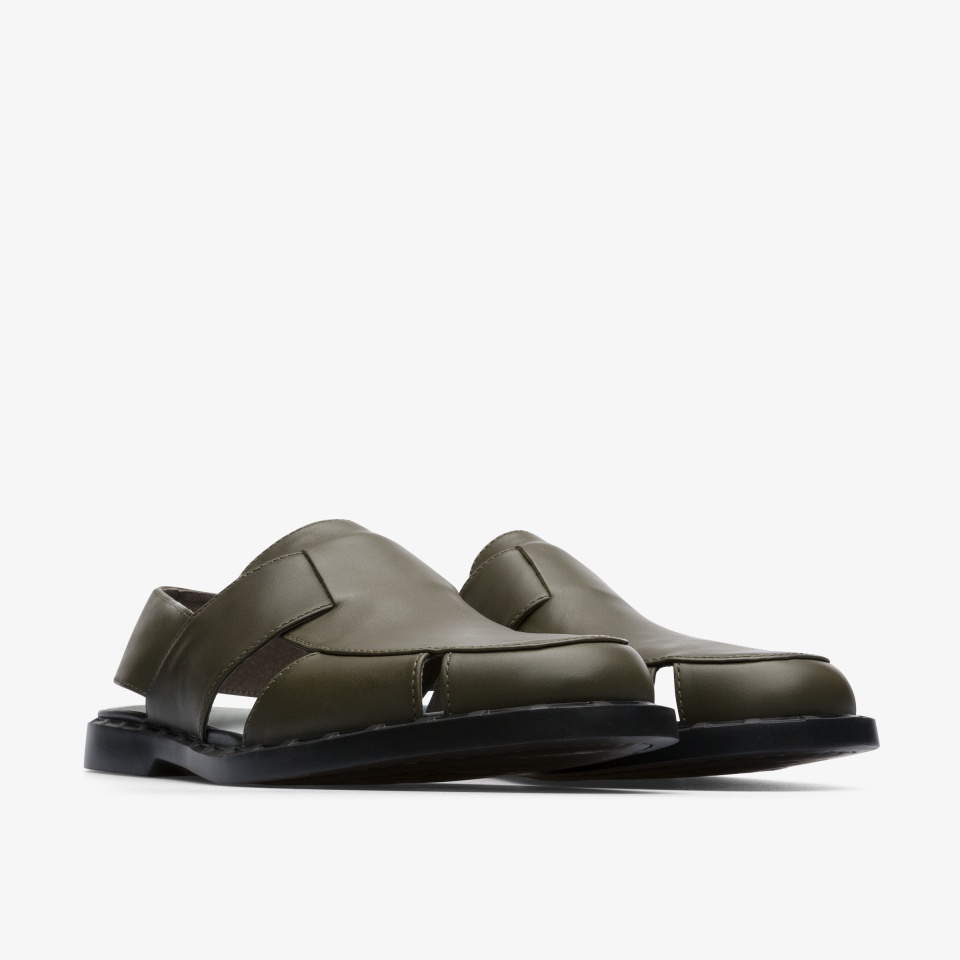 Sandalias Camper Twins Hombre - Verde | Camper Mexico + 5863ZDRIA